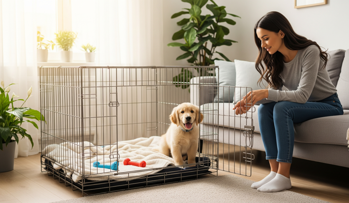 Crate Training Schedule for Puppies and Dogs